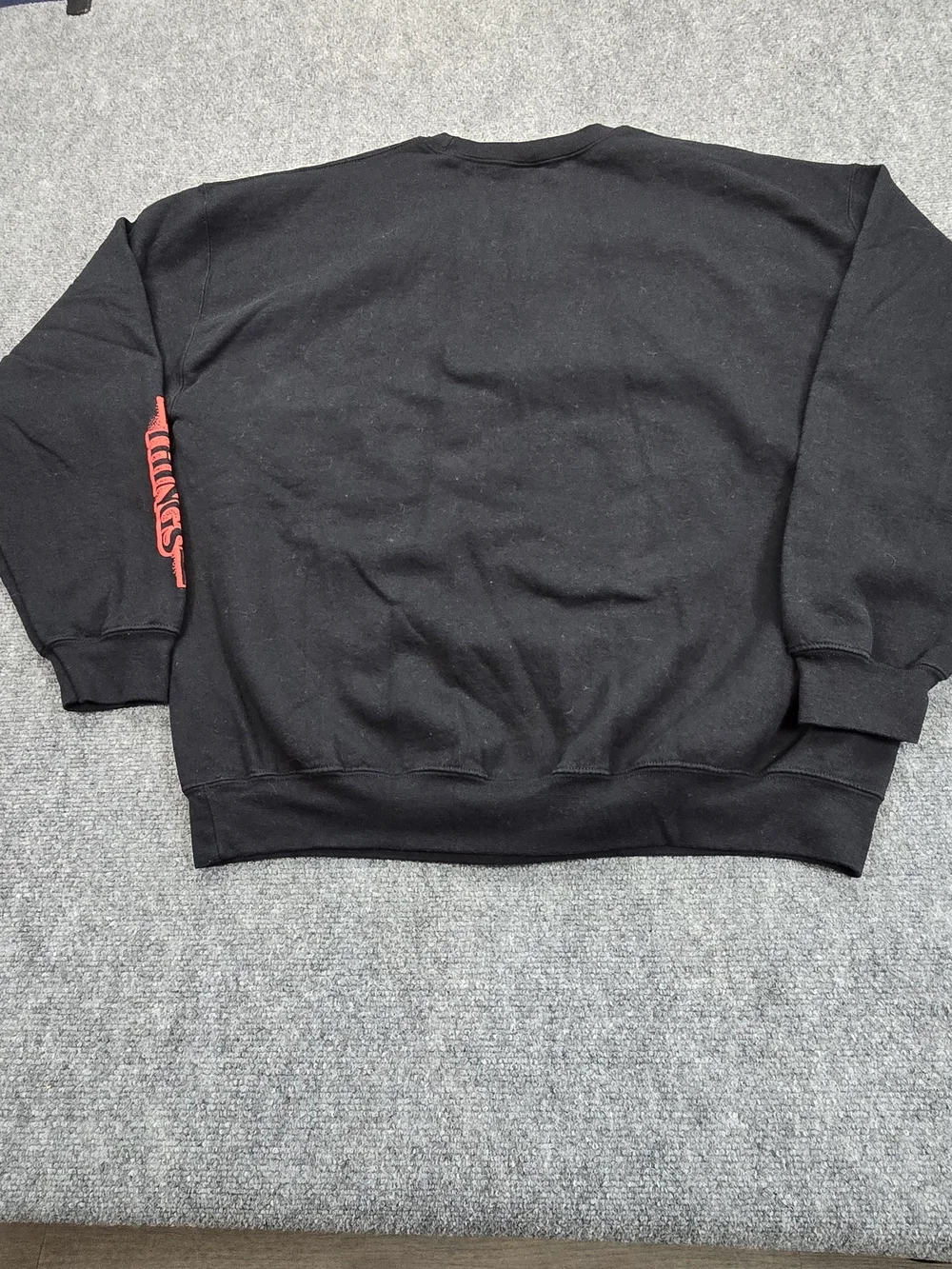 Stranger Things Crewneck Sweatshirt Mens XL Black Horror Graphic Netflix